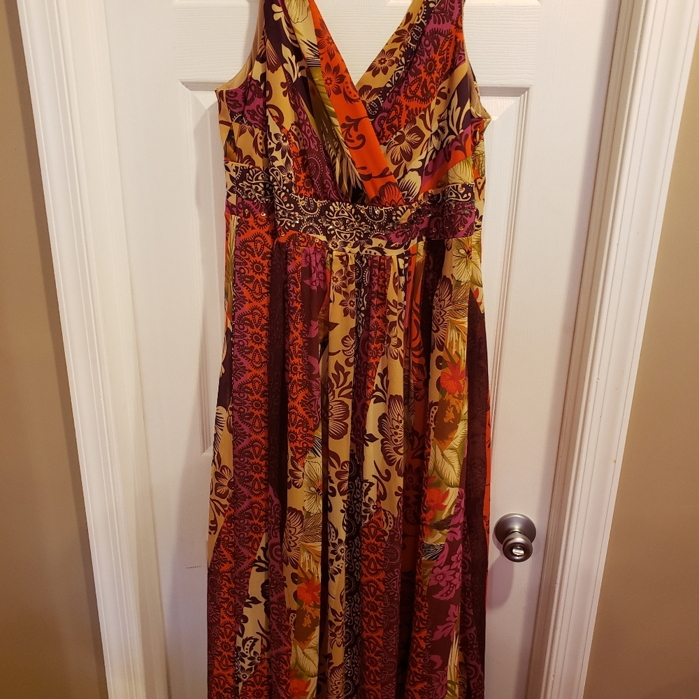 Plus size dress just too small for me may work for someone else size 2X